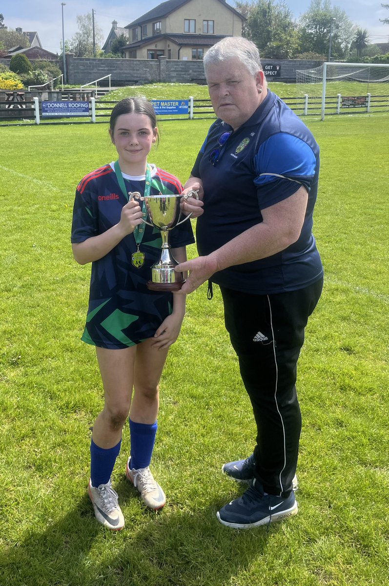 Fantastic to see these girls getting their rewards🏆A tough game against a determined <a href="/donabate_cc/">Donabate Community College</a> who battled to the very end of which they can be very proud of. All-Ireland semi final tomorrow, but we'll enjoy this first <a href="/stleonardswexfc/">St leonardsFC</a> <a href="/CampileUnited/">Campile United</a> <a href="/HAFC1970/">Highview Athletic FC</a> <a href="/mercynewross/">St Mary's New Ross</a>