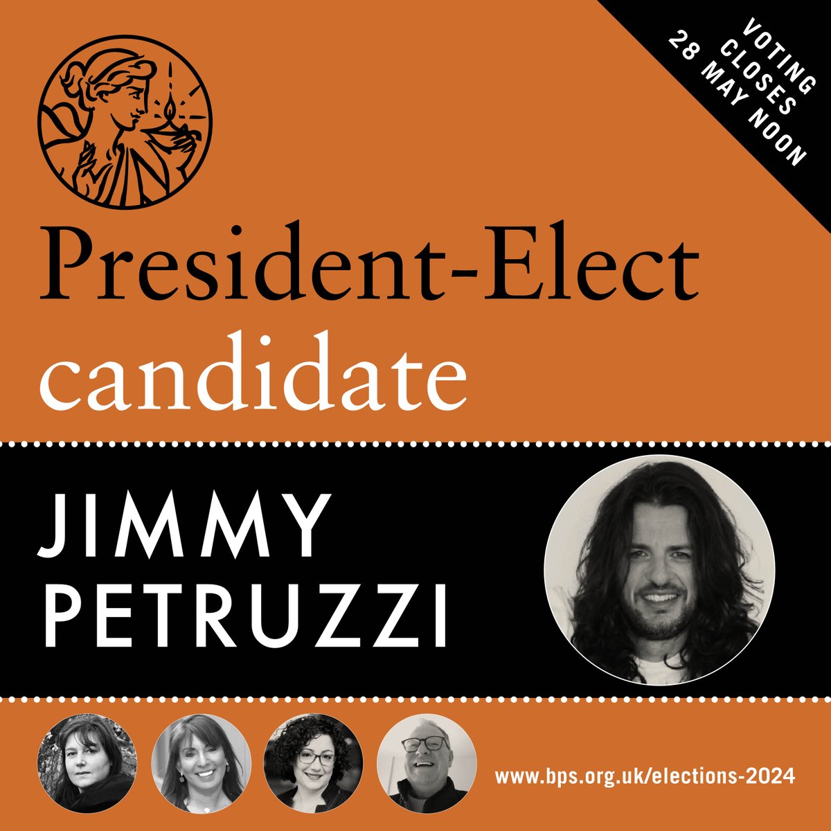 Meet President-Elect candidate, Jimmy Petruzzi, one of five candidates standing for the role of President-Elect this year. Members can now vote for their preferred candidate for the roles of both President-Elect and Elected-Trustee. Meet Jimmy: bps.org.uk/meet-candidate…