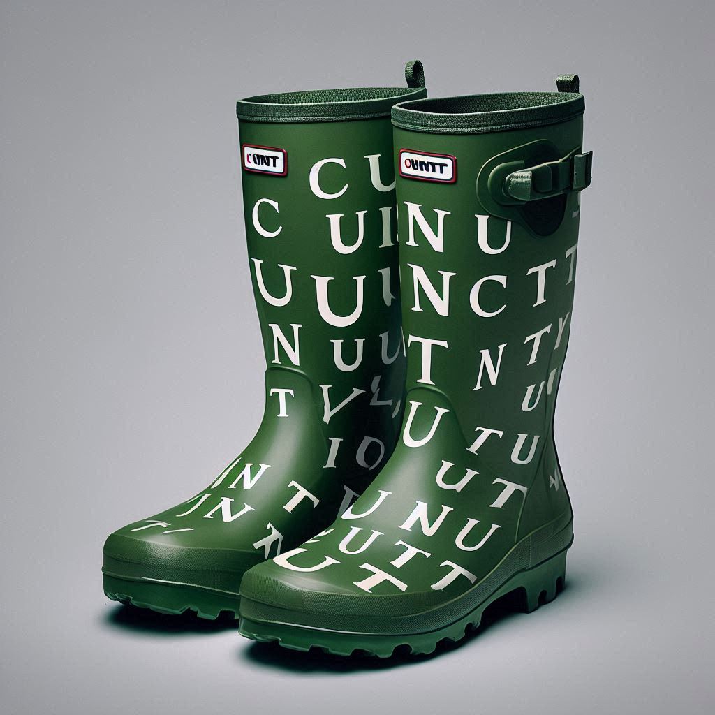 @JaneyGodley Wellies as well... 
Love the idea...