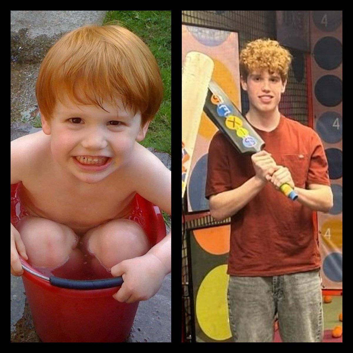 ‼️ Cheesy Mum Alert ‼️ 
How do they go from this to this in the blink of an eye! First GCSE today &amp; as it was only two mins ago he was bathing in a bucket!!! He’s luckily not nervous, very different if he’s opening the batting at a cricket match, obviously waaay more important 🤪