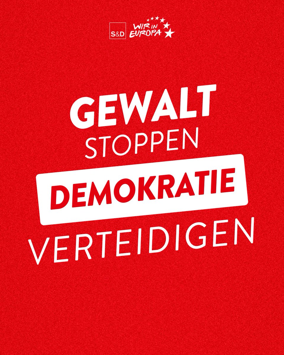 Wir verurteilen die Vielzahl der Angriffe auf Politiker:innen und Engagierte aufs Schärfste!
Politisch Aktive müssen ihr Engagement in allen 🇪🇺-Ländern sicher und ohne Bedrohungen und Einschüchterung ausüben können. 

Gemeinsam für ein Europa des Respekts. ✊🏼❤️