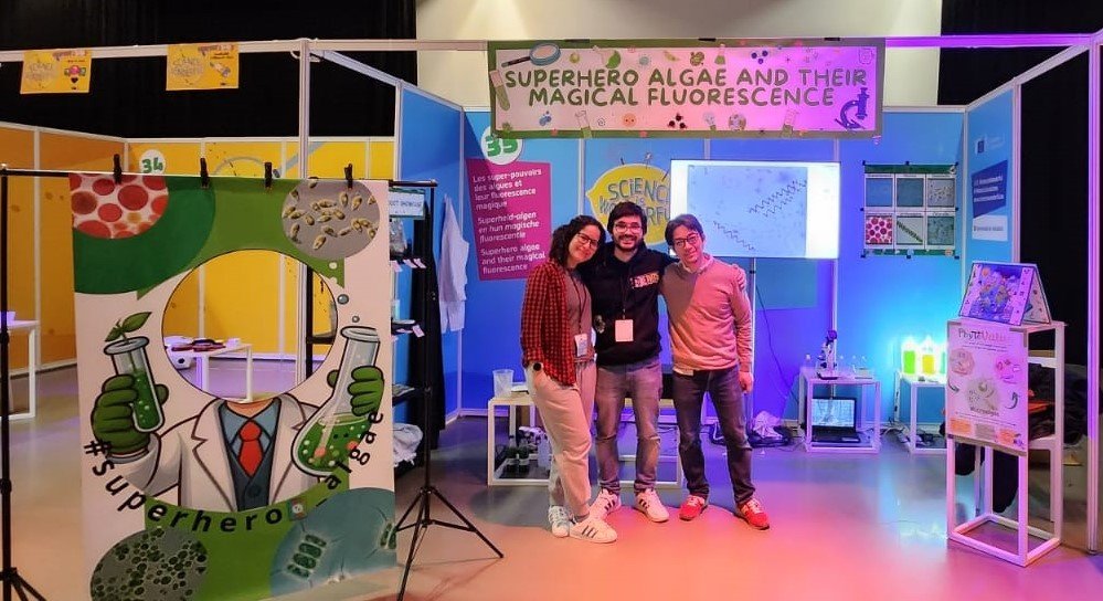 🧪Masatoshi Kishi, Bruna Sampaio de Mello y Mihai Lucian Lomanar, investigadores del @ISPUva han participado en la exposición científica 'Science is Wonderful!' organizada por la @ComisionEuropea en Bruselas 📰¡Te lo contamos! comunicacion.uva.es/es_ES/detalle/…