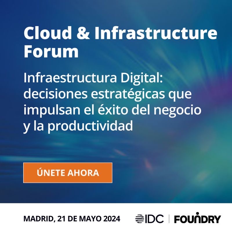 Líderes TI y de negocio de la industria se reunirán el próximo 21 de mayo en #Cloud24IDCFoundry, cita organizada por @FoundrySpain e @IDCSpain, para debatir sobre #CloudComputing y compartir experiencias en la aportación de su valor empresarial. Registro bit.ly/4aJu5ft