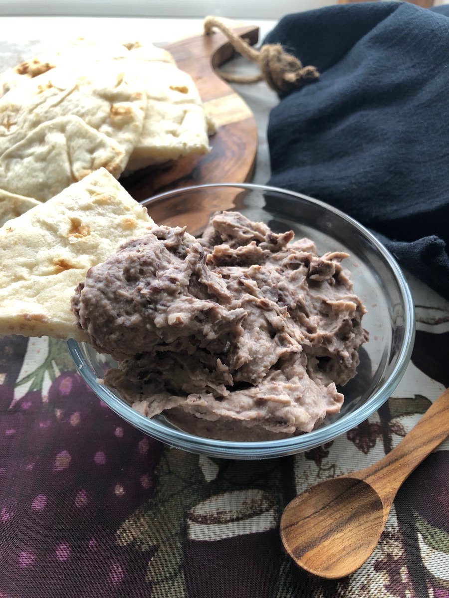 Black Bean Hummus makes a great addition to any brunch menu. A dip delicious with pita, flabread or veggies. #BrunchWeek Get this recipe plus more great ideas at cindysrecipesandwritings.com/black-bean-hum…