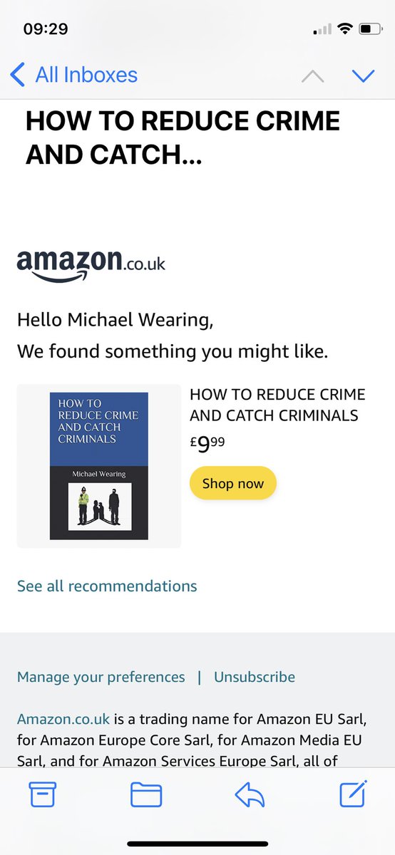 Amazon trying to sell me the book I wrote….  LOL
