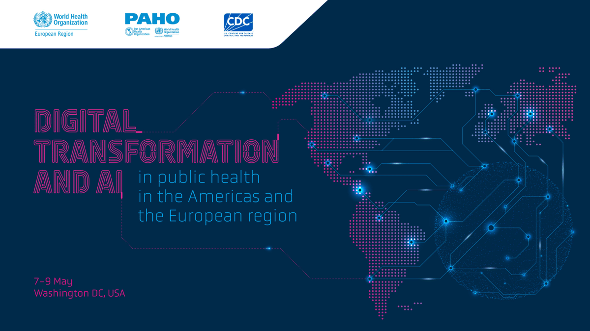 #DigitalHealth & AI are changing healthcare on both sides of the Atlantic. WHO/Europe & @pahowho are in Washington, D.C.🇺🇸 to discuss: ⚠️Challenges 💡Opportunities 📜Governance With @CDCgov support, this event advances our transatlantic partnership: bit.ly/4bvNKiL