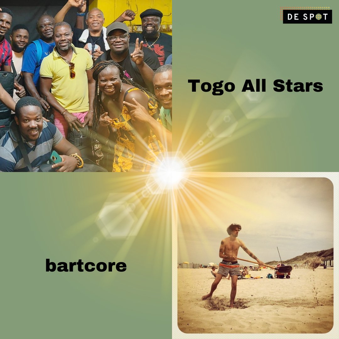 𝐙𝐀 𝟏𝟏 𝐌𝐄𝐈 21 graden☀️ Cocktailtje drinken op het terras en dan dóóóórrrrrrrr richting Togo All Stars! bartcore zal vóór en na het optreden van Togo All Stars de avond aan elkaar draaien met -even dansbare- plaatjes uit alle uithoeken van de wereld!🎶🌍