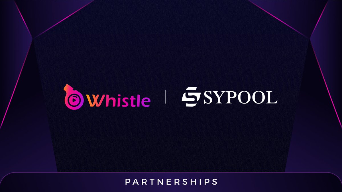 🎉We're delighted to reveal our partnership with @SYP_Protocol! Sypool is a comprehensive decentralized asset management platform With their AI trading strategies and Whistle's intuitive short video social app. Are you ready for a new era of possibilities?🚀 #Whistle…