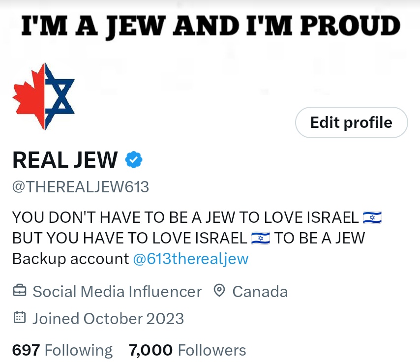 I wanna thank all my followers for following me. I wanna thank all my followers for helping me reach 7,000. I wanna thank all my followers for your tremendous support. I wanna thank all my followers for standing with Israel. AM ISRAEL CHAI 🇮🇱