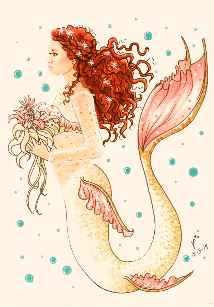 Buenos días y feliz miércoles :) Yo sigo aquí compartiendo sirenazas por el mermay ¿vosotros qué tal?