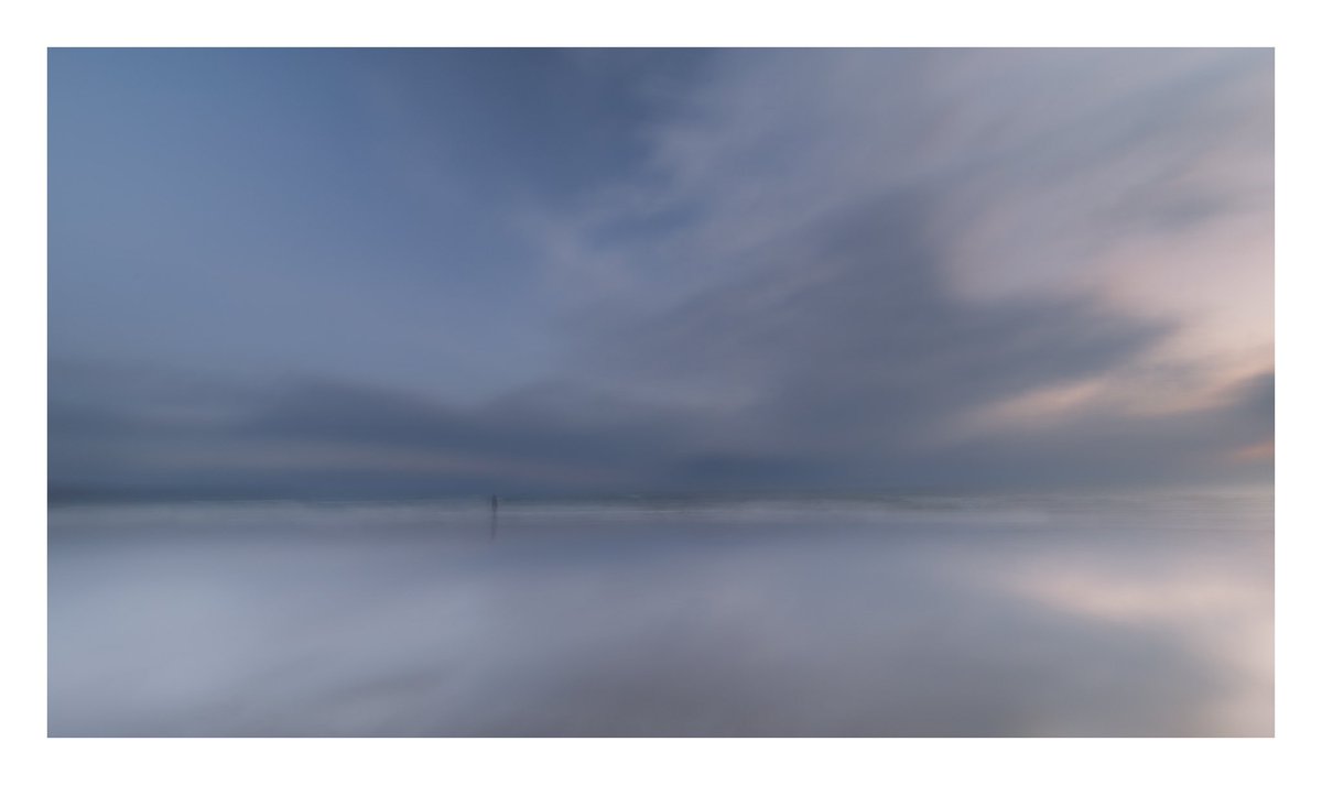 Some more #ICM FROM #Benarbeach, phone needs a flip so see the person properly, they make the image….as well as the subtle palette. 

#seascape #slowshutter #ICM #ICMphotography #ICMphotomag #abstractseascape #abstractICM #coastalphotography #WexMondays #appicoftheweek