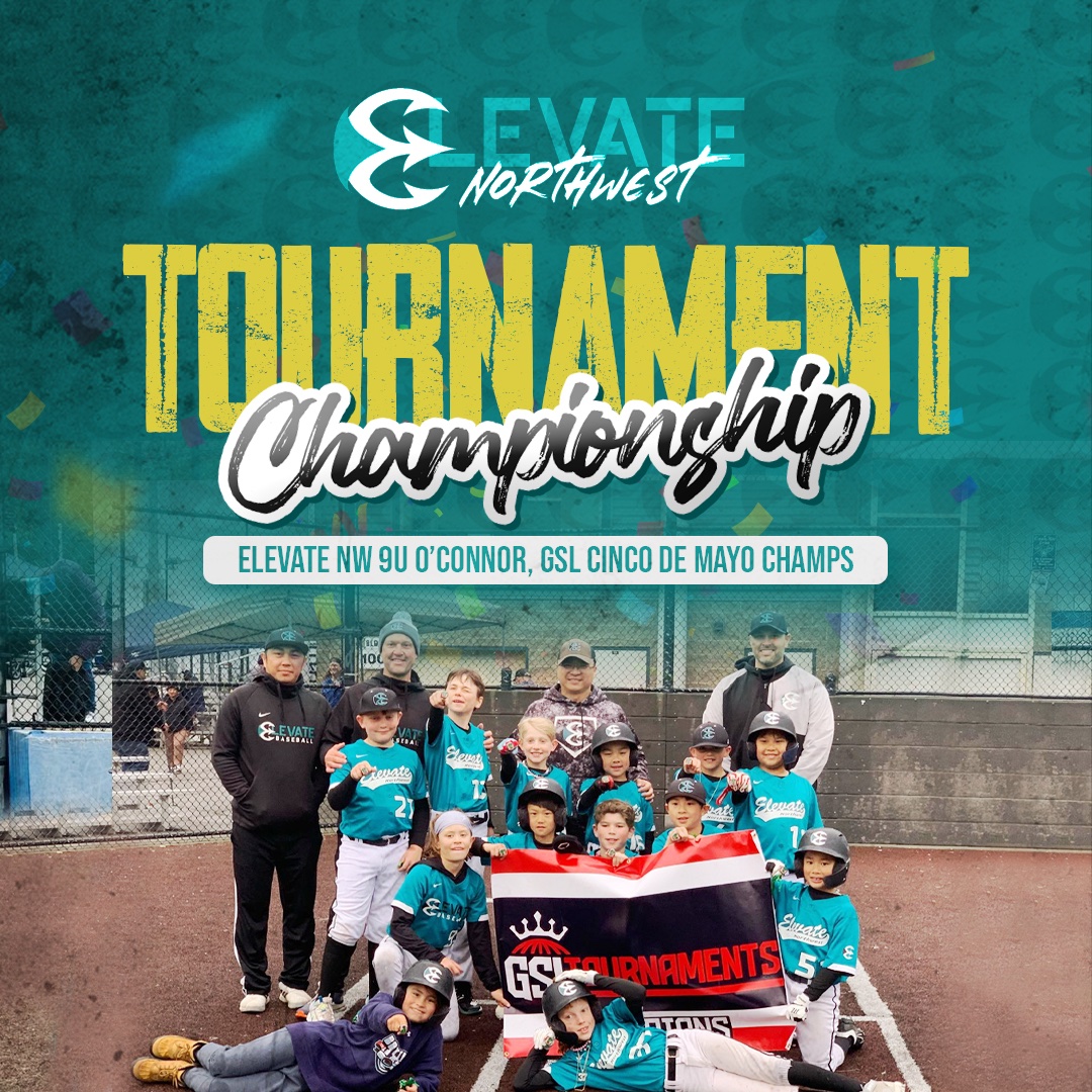Congratulations to Elevate NW 9U O’Connor who took home the GSL Cinco de Mayo Championship this weekend!
