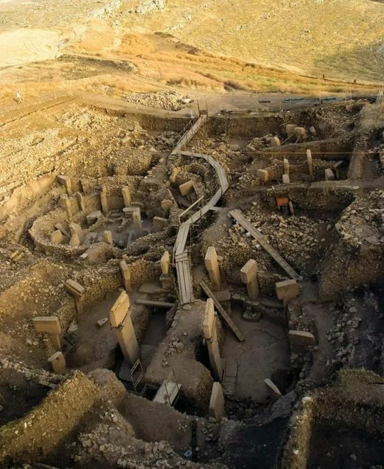 Göbekli Tepe is a Neolithic settlement inhabited from c. 9500 to at least 8000 BCE, in the Southeastern Anatolia Region of Turkey. Its structures are therefore 11,000 years old, or more, 6,000 years before Stonehenge and the great pyramids of Giza, making them humanity's oldest…