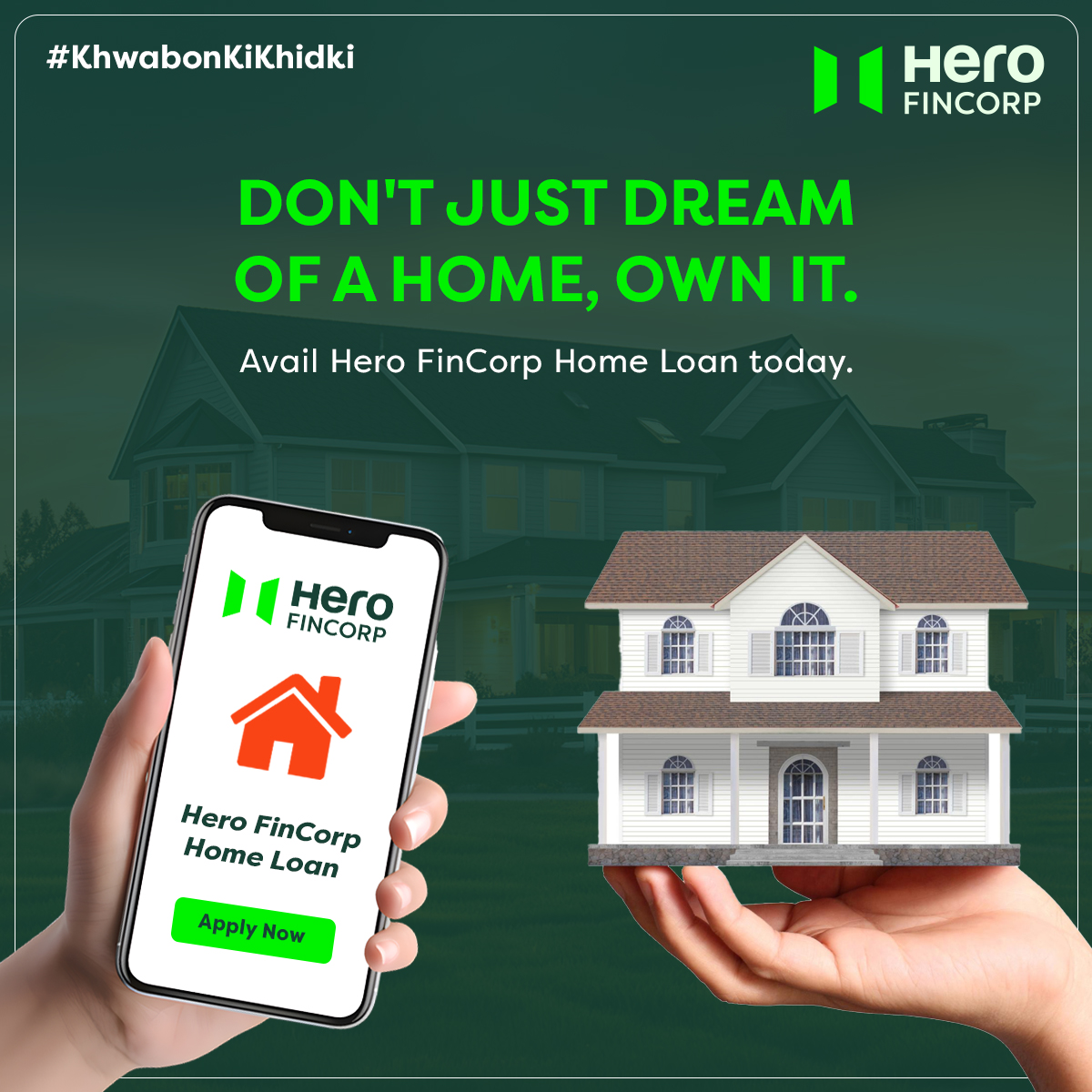 Time is money, and we don't waste either! Hero FinCorp's quick approvals keep you ahead of the game. #SabseQuick

#HeroFinCorp #KhwabonKiKhidki #HomeLoan #NewProperty #DreamHome