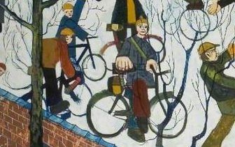 Our latest Southend Museums Cycle Club is heading off to Southchurch Hall today. Join us - with your bike and helmet - at the Beecroft for the Grand Depart at 11am.

Image: 'Children's Games No. 2' by John Hopkinson