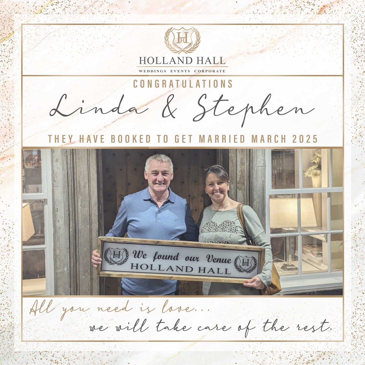 Congratulations Linda & Stephen! They have booked to get married March 2025! 🤍💗💒 

All you need is love…we will take care of the rest. ❤️😍🫶🏼

#lancashirevenue #weddingvenue #awardwinningvenue #bride #groom #exclusivevenue #northwestwedding #lancashireweddingvenue