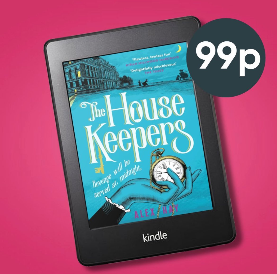 Revenge will be served at midnight... 🌙🕰✨ For today and TODAY ONLY, #TheHousekeepers is just 99p! A STEAL (har har) I’m sure you’ll agree. Do grab it now - and thank you for spreading the word ☺️ geni.us/HousekeeperKDD