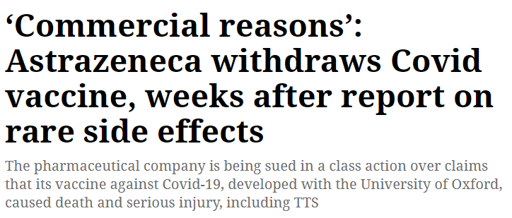 As expected, the brain-dead news media with its click-bait headline delivers vaccine misinformation consistently because they do not actually care about the truth. AstraZeneca (Covishield) vaccine is NOT withdrawn due to RARE side-effects but because the vaccine was no longer…