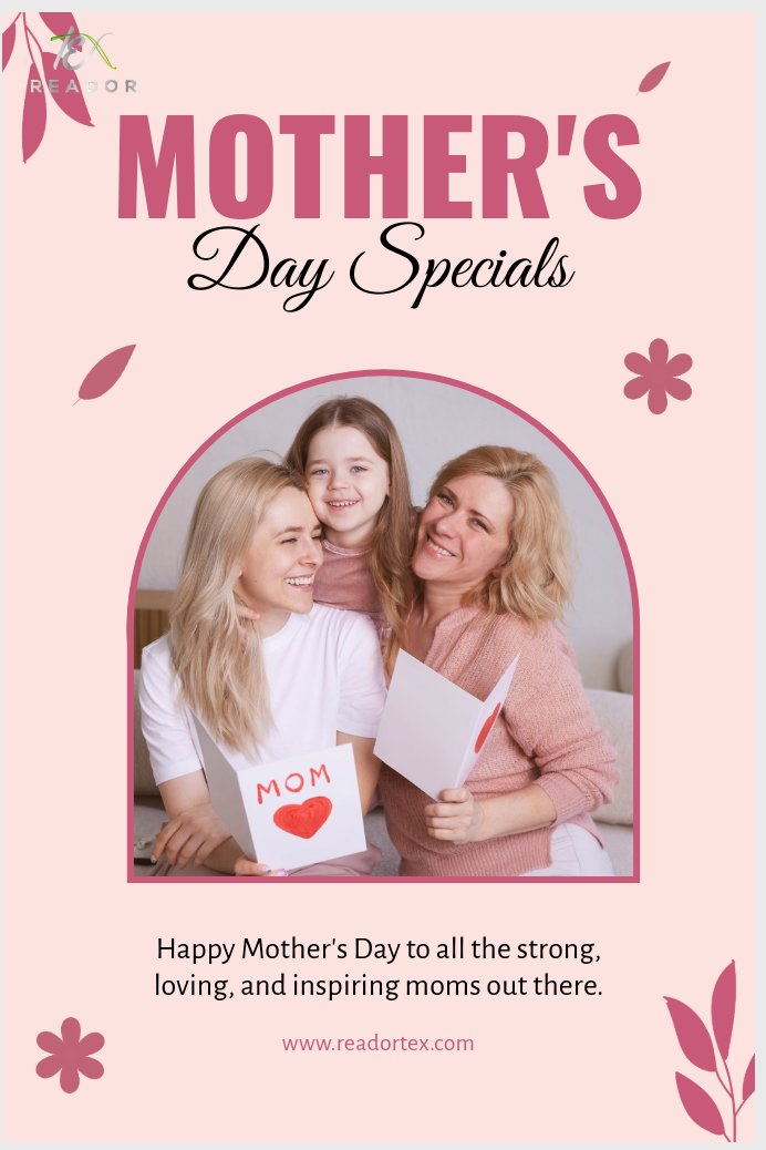 🦋Mother's Day Special Offer from Readortex！From luxurious beddings to soft towels, we have it all. 
Happy Mother's Day from the Readortex family!
readortex.com/pages/contact

#MothersDay #MothersDayGifts #MothersDaySpecial #Readortex #GiftsForMom #ThankYouMom #SpecialOffer