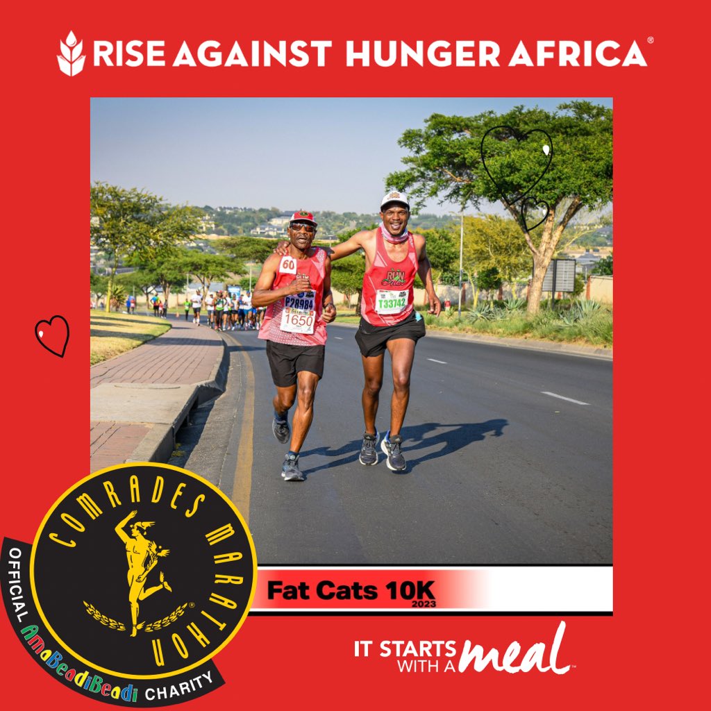 …more info to follow 

Rise Against Hunger x @ComradesRace 

Pledge here: charity.easyreg.co.za/comrades-marat… #Comrades2024