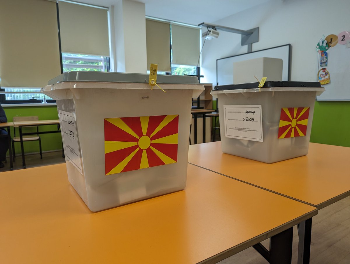 Today observers from osce @oscepa, @PACE_News, @Europarl_EN are fanning out to polling stations in #Skopje #Ohrid #Struga #Bitola #Tetovo #Stip #Strumica and other cities to observe #NorthMacedonia #elections 🗳️