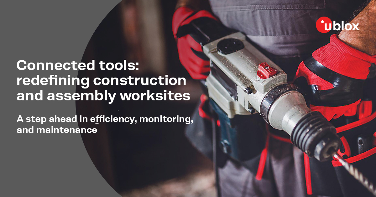Over the past three decades, #ConnectedTools have transformed construction and assembly worksites, improving workflow and worker safety. Our new white paper explores how new technologies provide seamless location and connectivity. #IIoT Download here: ubx.io/4dsgZ81