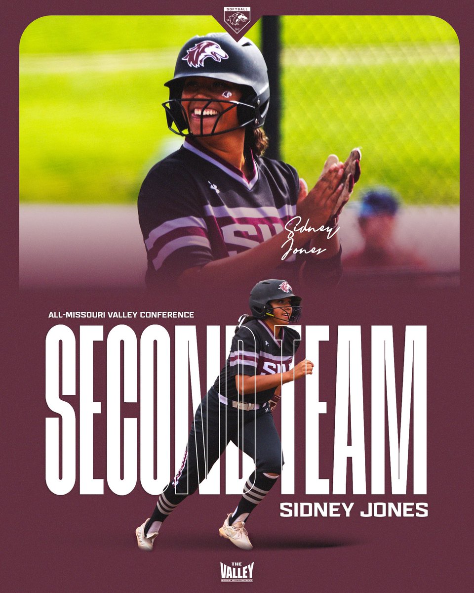 SIIIIIIIDD! 🥳 @sidneyjones21 is named to the Second Team All-MVC in her senior season! 👏