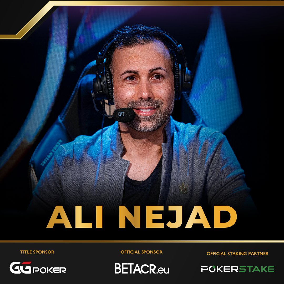 The one you've been waiting for, @Ali_Nejad returns to join the top-tier commentator rank at the Triton Super High Roller Series Montenegro! The high-stakes poker festival of the season starts soon at the breathtaking @Maestral_MNE, so head to the link in bio now to turn on