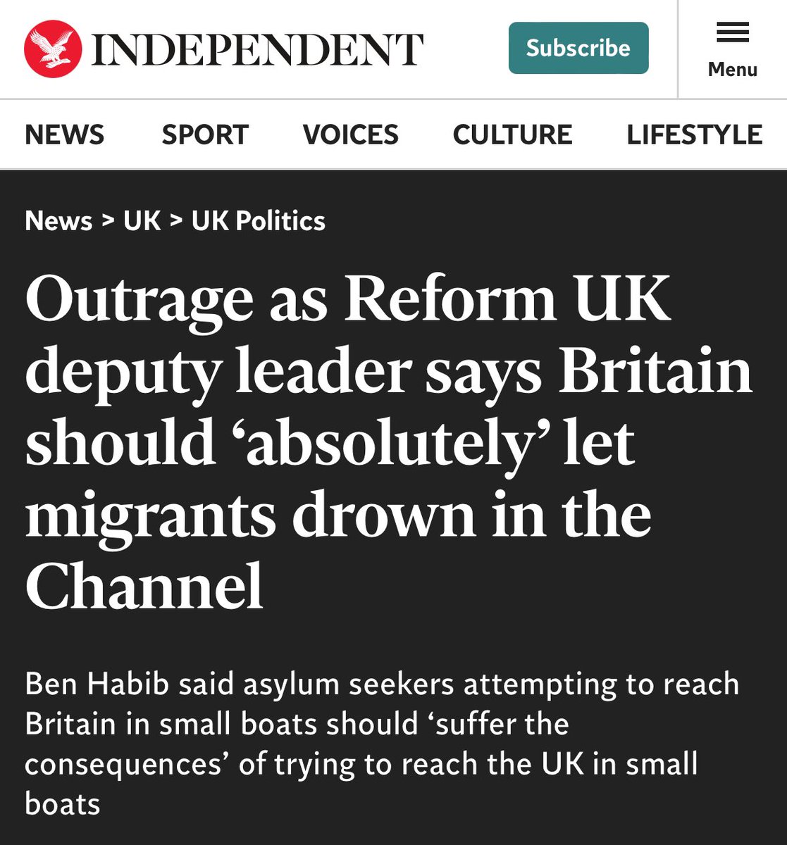 @reformparty_uk I thought you were in politics to let people drown, Ben?