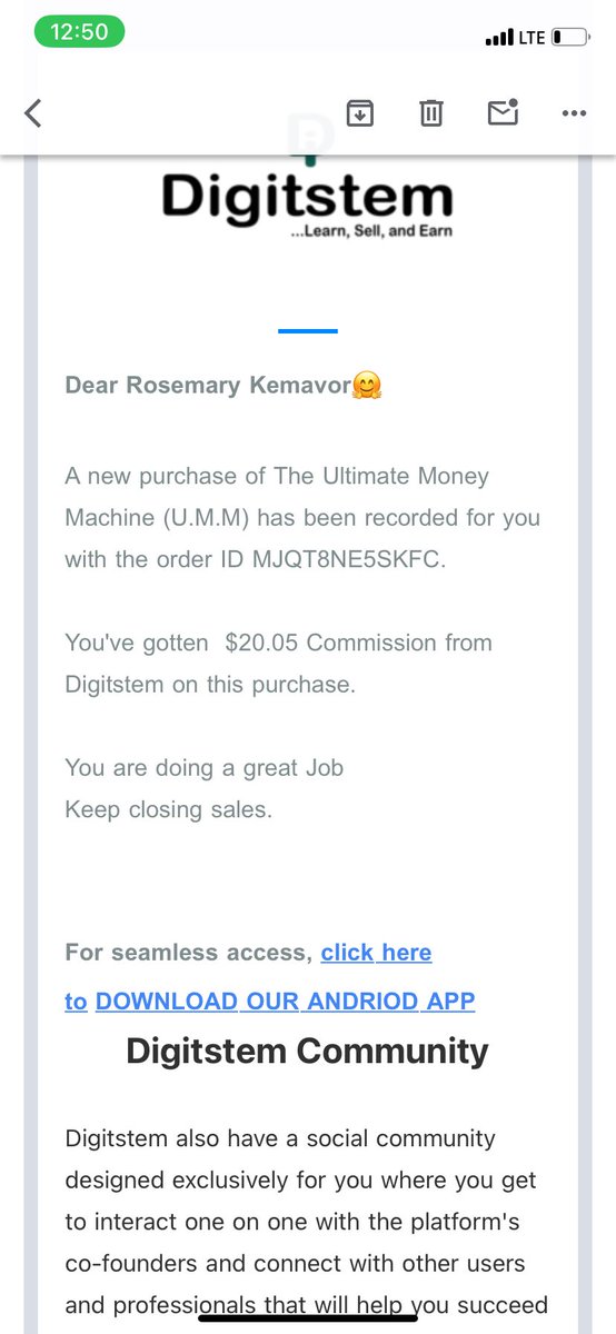Can’t wait to keep on closing more sales🤑.Affiliate marketing is the real deal thank you @digitstem