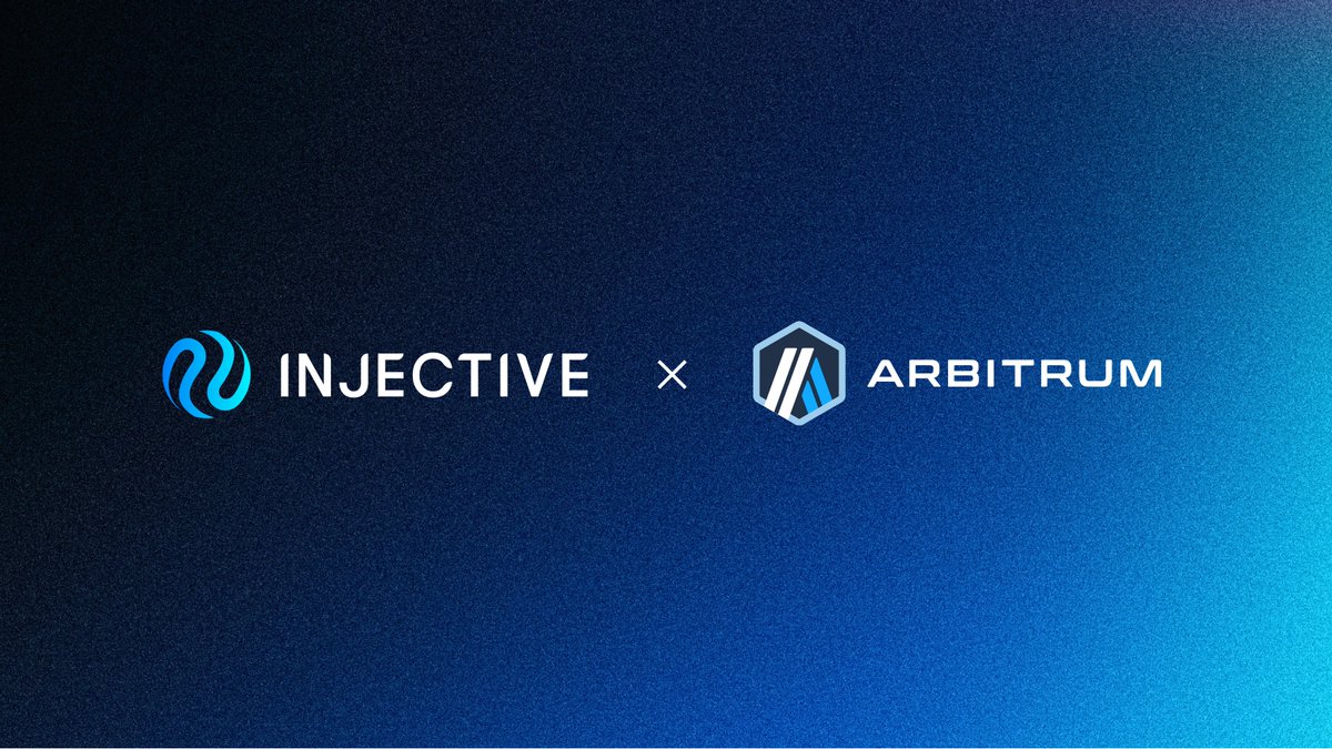 Arbitrum (@arbitrum) on Twitter photo Today we’re unveiling Injective’s inEVM integration with Arbitrum Orbit to bring a fully customized interoperable rollup across Cosmos and Ethereum.
Built by <a href="/injective/">Injective 🥷</a> & @calderaxyz, inEVM enables ultra-fast transaction speeds across Injective, Cosmos, and Arbitrum.
Details👇 Today we’re unveiling Injective’s inEVM integration with Arbitrum Orbit to bring a fully customized interoperable rollup across Cosmos and Ethereum.
Built by <a href="/injective/">Injective 🥷</a> & @calderaxyz, inEVM enables ultra-fast transaction speeds across Injective, Cosmos, and Arbitrum.
Details👇