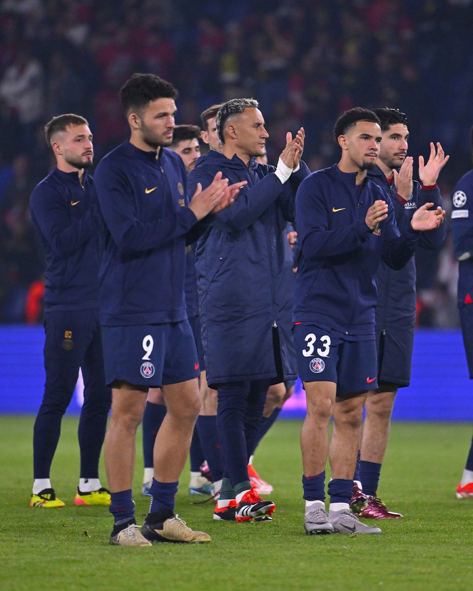 Solidarity and united. 👊
Thanks again for the atmosphere at the Parc des Princes on Tuesday evening.
Other challenges await us.

#WeAreParis 🟥🟦
