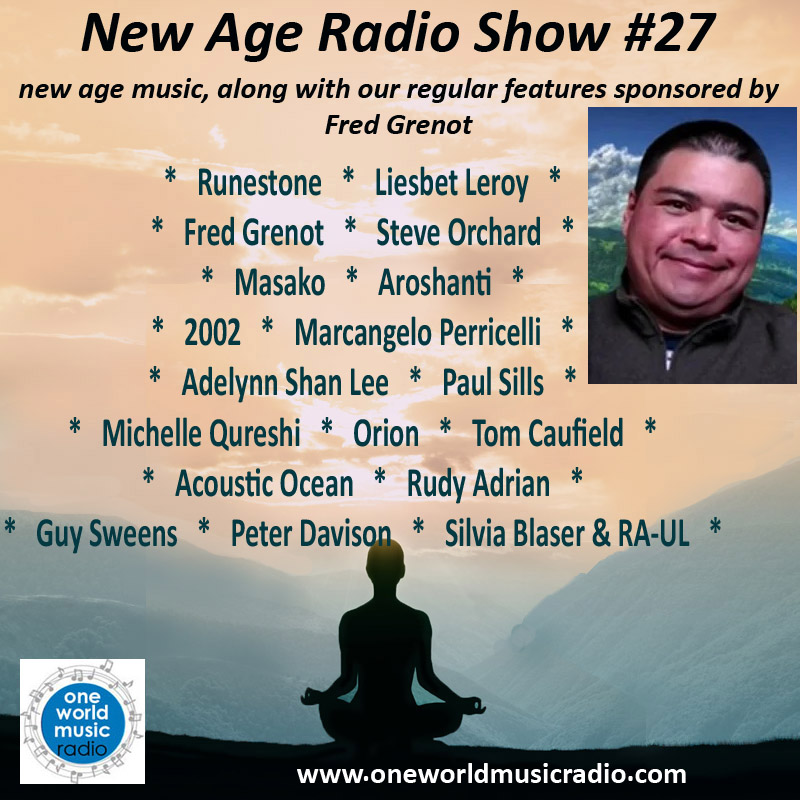 The NEW AGE RADIO SHOW #27 THE PODCAST IS AVAILABLE oneworldmusicradio.com/chrissie-and-s… More of this show can be found on our podcast service by following the link below. mixcloud.com/OWM/playlists/… #owmr #newmusic #newage #newagemusic #newageradio