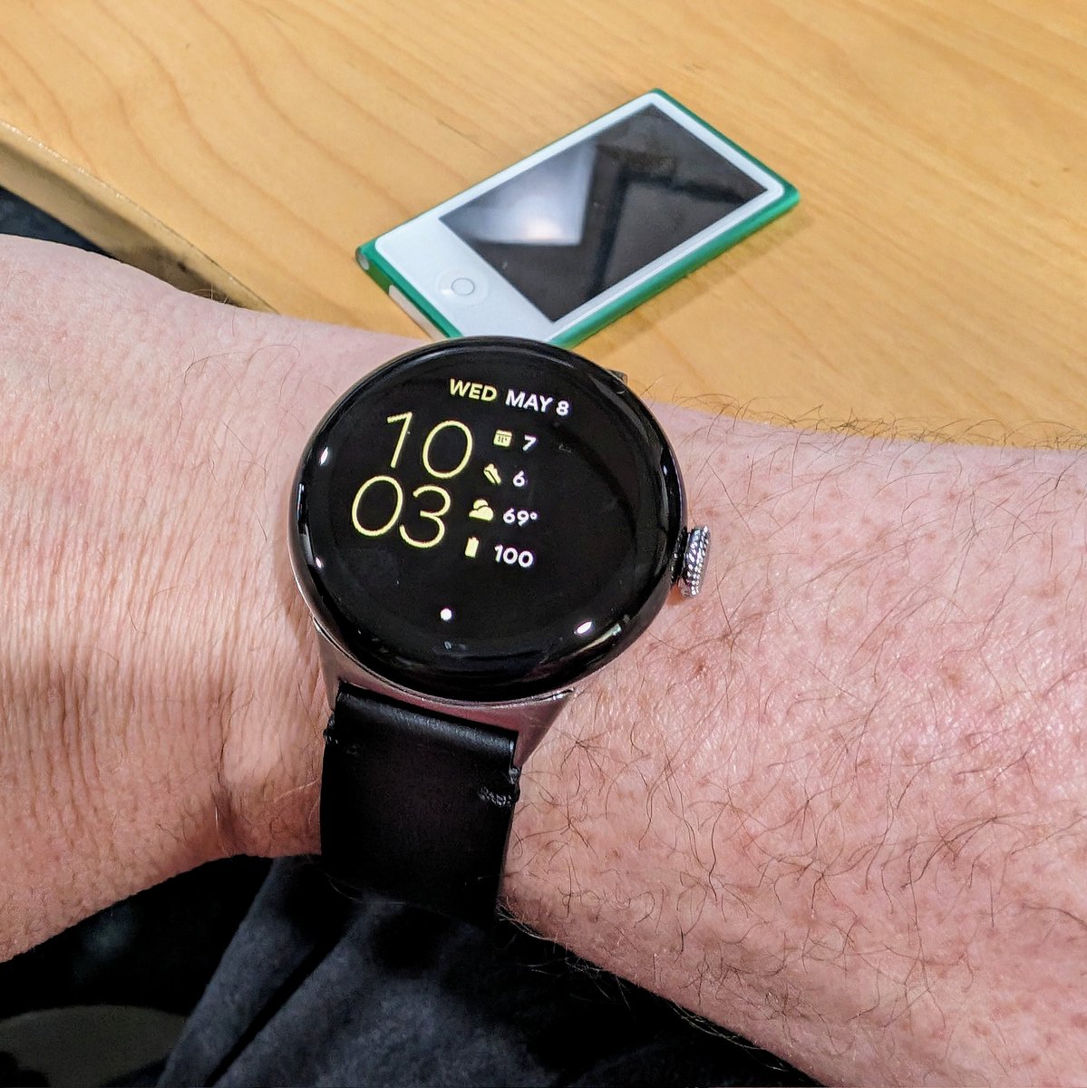 First full day with @madebygoogle Pixel Watch 2 ended at 11 PM with over 30% battery. I don't have cellular enabled yet but I am using always on display and this is so much better than the original Pixel Watch.