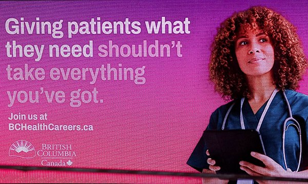 Billboard campaign across the UK targets nurses for recruitment to jobs in Canada rcni.com/nursing-standa…