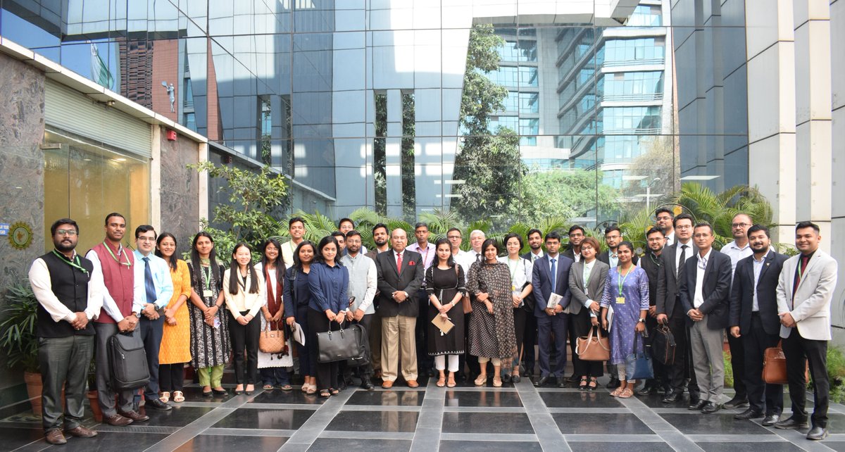 Lt. Gen (Retd) Syed Ata Hasnain, Member NDMA chaired the Induction Training Program of IFS Trainee Officers held at NDMA, Bhawan today. The aim was to understand role of NDMA and International perspective of India's Disaster Management @ndmaindia @SSIFS_MEA @indiandiplomats