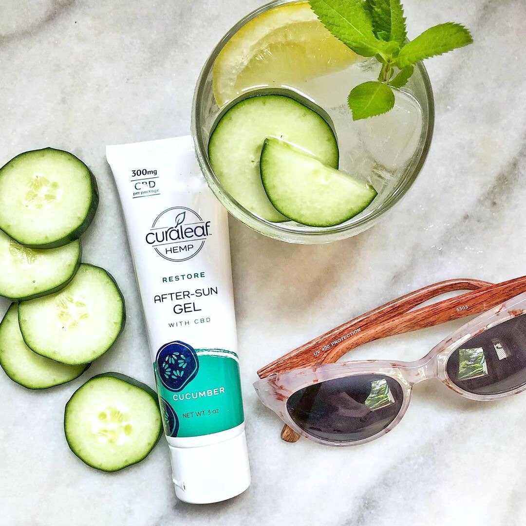 Are you ready for #summer?   Beat the heat and soothe your skin with this summer essential: after-sun gel!  Infused with 300mg of premium CBD from #Curaleaf ☀️  #famousfoodfestival #summerready #sunprotection #skincareessential #cbdrelief #cbd #cbdskincare #sunrelief #sponsor2024