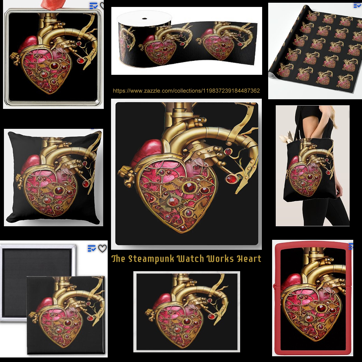 ❤️ 🖤🩸🖤🩸🖤🩸🖤 ❤️
Steampunk Anatomical Heart zazzle.com/collections/st…

#art #heart #heartdoctor #steampunkart #steampunk #anatomicalheart #watchwork #theoldticker #greetingcards #pillow  #postcards  #magnet #ornament #giftwrap #totebag #zippo lighter