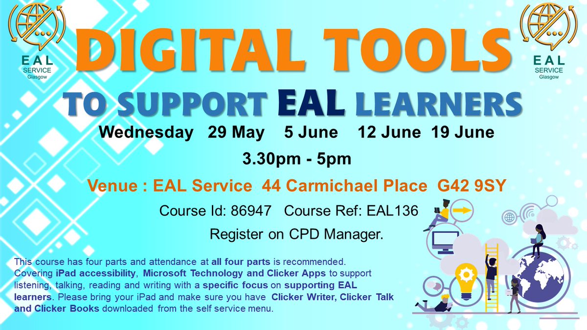 #EAL #Digital #iPad #CLPL 4 part course