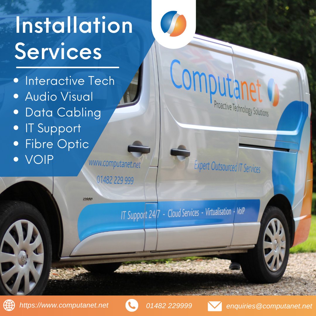 ComputanetMSP's tweet image. Transform your space effortlessly with our top-notch installation services! From sleek fixtures to cutting-edge tech, we&apos;ve got you covered. Elevate your environment with ease. If you see our teams out and about, say HI!! #installation #Computanet #interactivetech