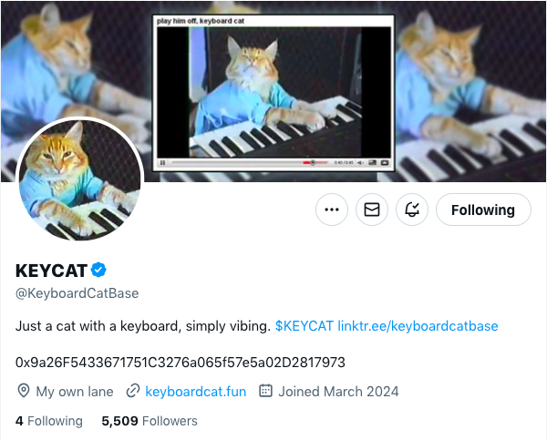 ig no one noticed but <a href="/KeyboardCatBase/">KEYCAT</a> now it's not a parody 😼🎹

do you know what that means?