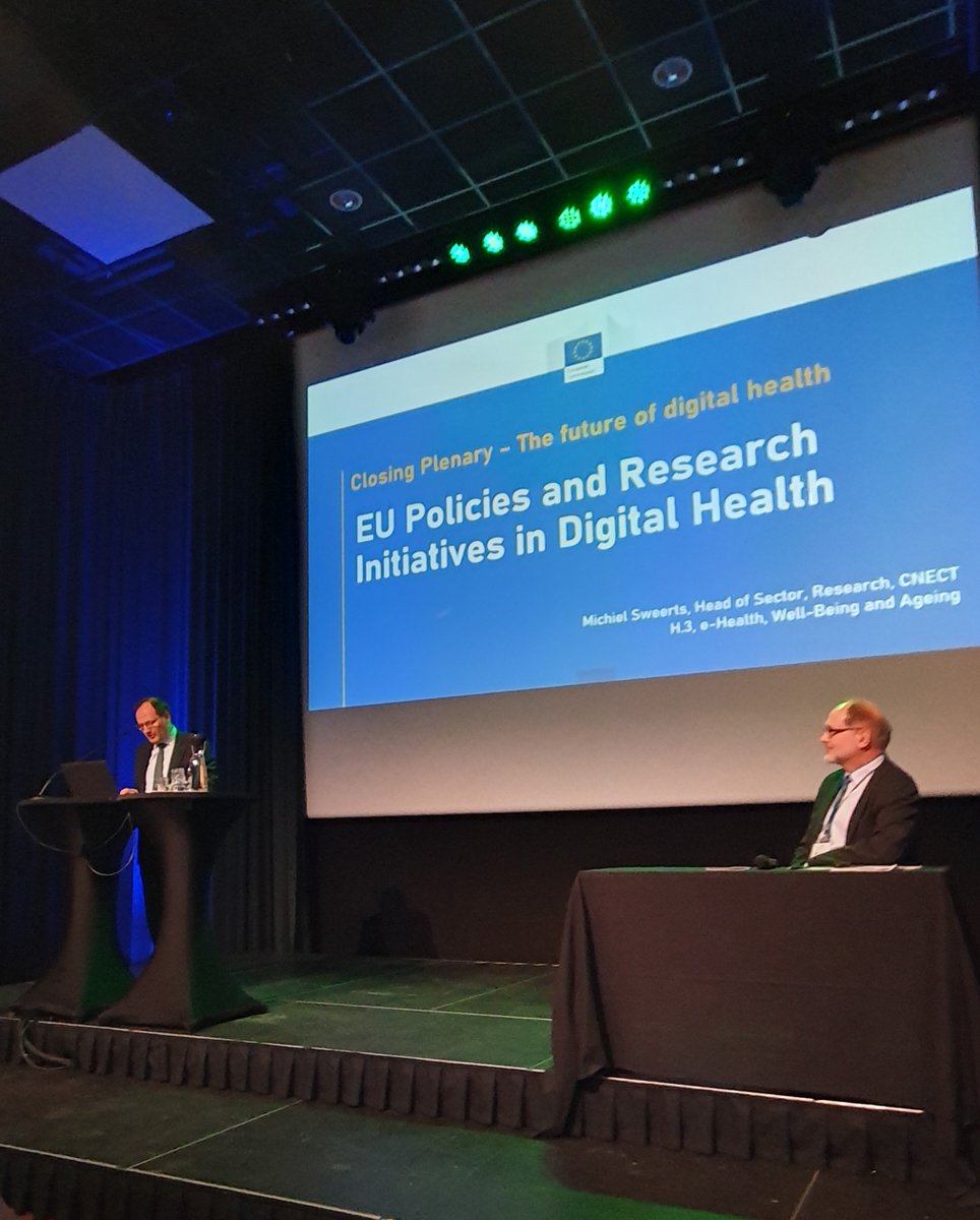 Finnish eHealth Soc. (@fsftehp) on Twitter photo Fascinating two days at #NCDHWS in #Oulu. Closing plenary on the EU's commitment to supporting policies and research initiatives on digital health, delivered by Michiel Sweerts from the European Commission.
<a href="/UniOulu/">University of Oulu</a>
<a href="/6Gflagship/">6G Flagship</a>
<a href="/HST_OY/">Health Sciences and Technology - Oulu</a>
💎 Fascinating two days at #NCDHWS in #Oulu. Closing plenary on the EU's commitment to supporting policies and research initiatives on digital health, delivered by Michiel Sweerts from the European Commission.
<a href="/UniOulu/">University of Oulu</a>
<a href="/6Gflagship/">6G Flagship</a>
<a href="/HST_OY/">Health Sciences and Technology - Oulu</a>
💎