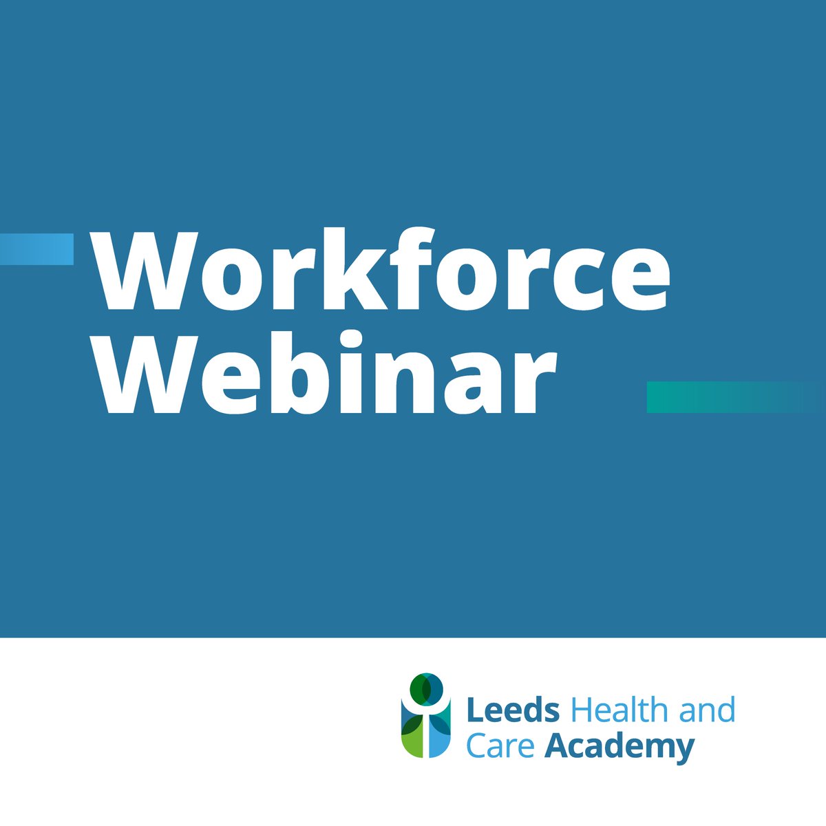 Do you work in the third sector or independent care sector and want to learn about the exciting tools available in Leeds that can benefit your organisation & employees? Join one of our upcoming workforce webinars taking place in May & June. Register here: leedshealthandcareacademy.org/wp-content/upl…