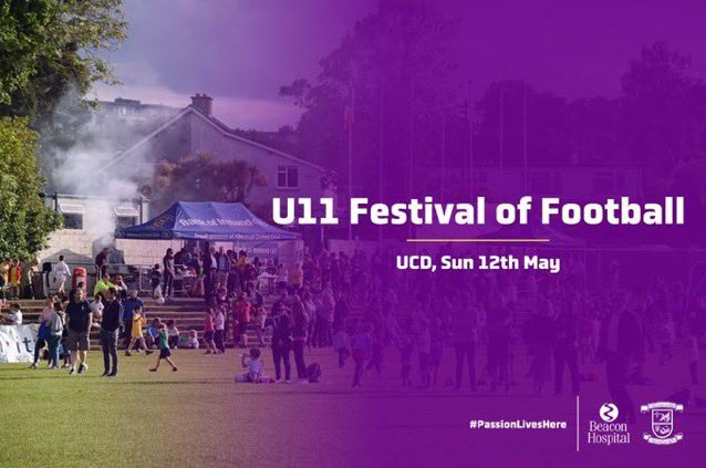 The Kilmacud Crokes Festival of Football kicks off this weekend at 12pm! #passionliveshere #purpleandgold