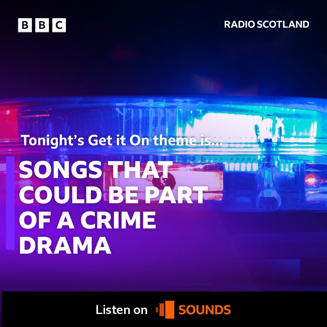 On tonight’s #BBCGetItOn we’re deep in a crime drama and looking for the songs that could be part of the storyline. There may be a Smooth Criminal, or some Bad Boys and hopefully they’ll all be Caught By The Fuzz...🚨