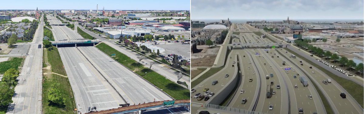 @wdet @PolarBarrett @olgasstella @SHDetroit 100%. This is an interchange project to make it easier to get in & out of downtown for events with a side of saving money by eliminating the costly bridges over I-375.