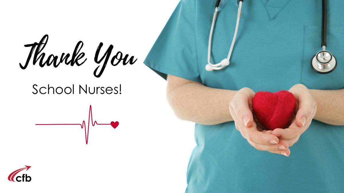 Today we want to shout out our incredible CFB nurses! In honor of National School Nurse day, thank you for all you do to keep our students healthy. ❤️