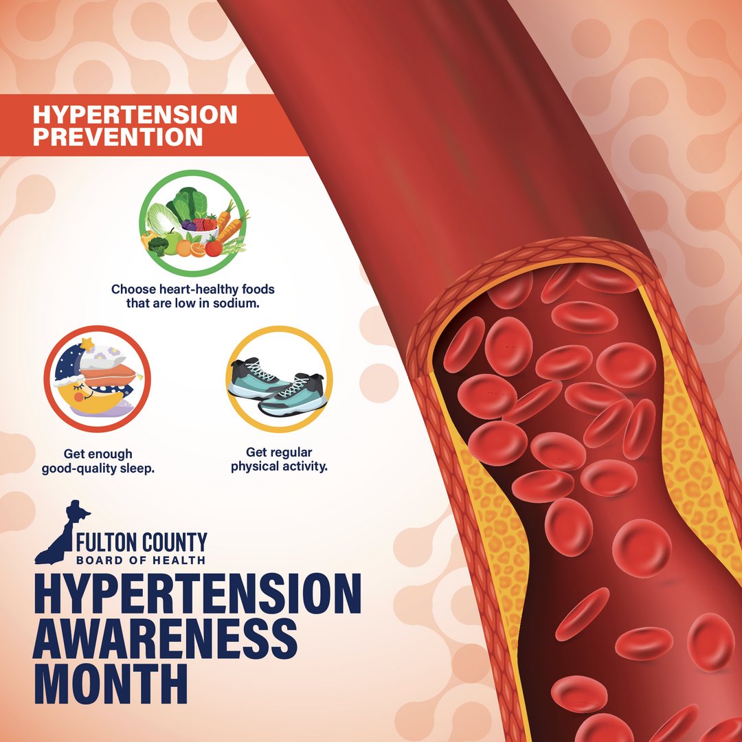 May is Hypertension Awareness Month, and @fultonhealth is spreading the word on the importance of monitoring your blood pressure. High blood pressure can lead to serious health issues. Visit our website for resources and information  #KnowYourNumbers #HypertensionAwarenessMonth