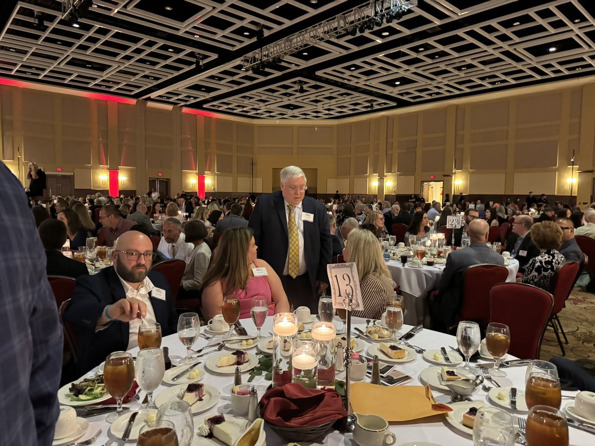 Enjoyed attending the Rose Dinner last night in Morgantown to celebrate our shared pro-life cause. Have always been inspired by @TimTebow and his moral compass. He did a fabulous job as keynote. Now looking forward to a big day in the Northern Panhandle! #Morrisey2024