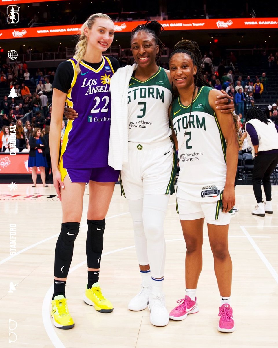 🌲 #WNBA'de #StanfordWBB buluşması... #GoStanford #ncaaW

Cameron Brink
Nneka Ogwumike
Kiana Williams
